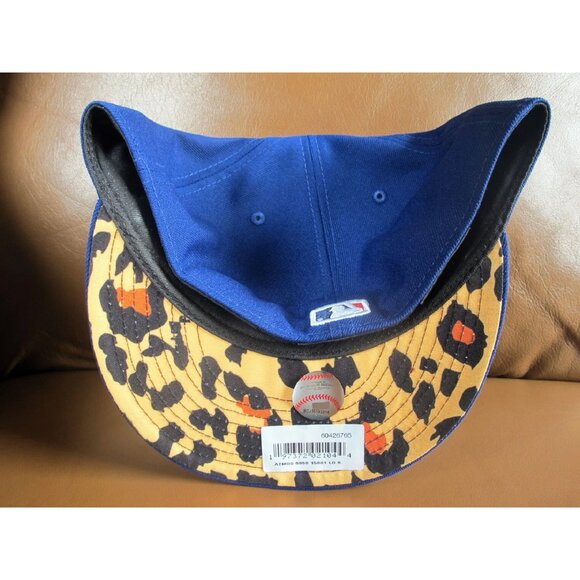 Los Angeles Dodgers Atmos Leopard Cheetah New Era 59FIFTY 5950 Fitted Cap sz 8 - Picture 6 of 7